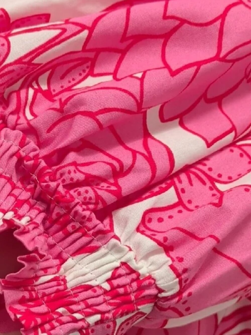 NWT Boden Bella Puff Sleeve Maxi Dress Multi Blossom Cascade Floral Cotton 8R - Picture 4 of 7